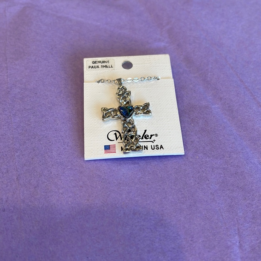 Silver-Plated Cross Necklace – NWT Religious Jewelry, Perfect Christmas Gift